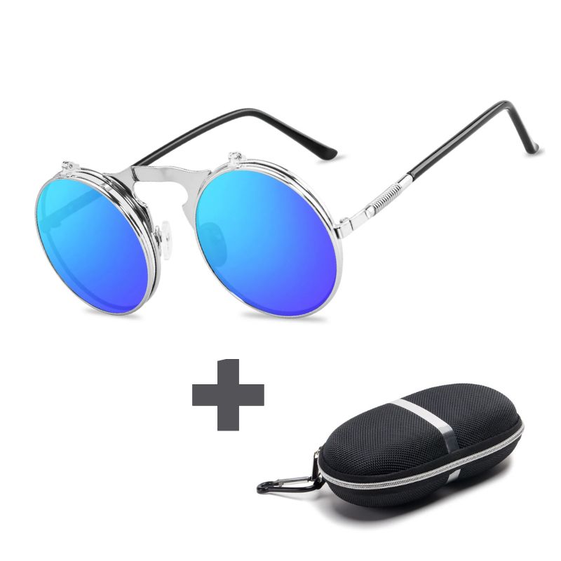 Silver Blue + Case
