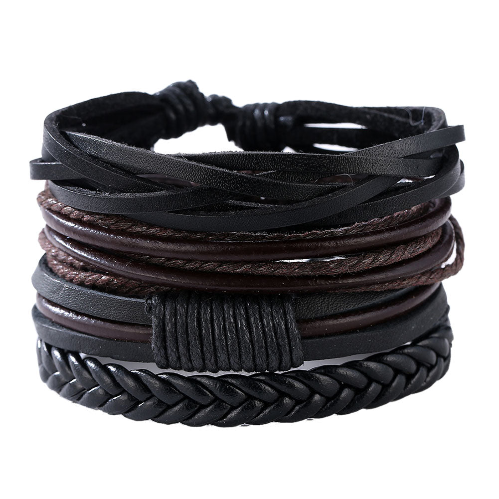 XAMOR - Braided Leather Bracelet
