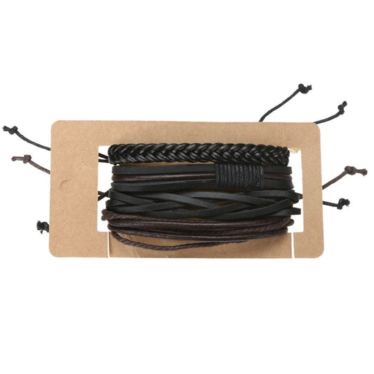 XAMOR - Braided Leather Bracelet