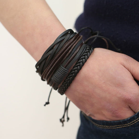 NOUR - Braided Leather Bracelet