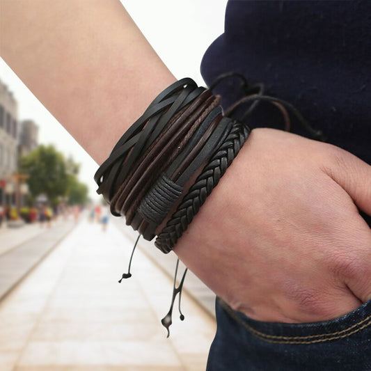 NOUR - Braided Leather Bracelet