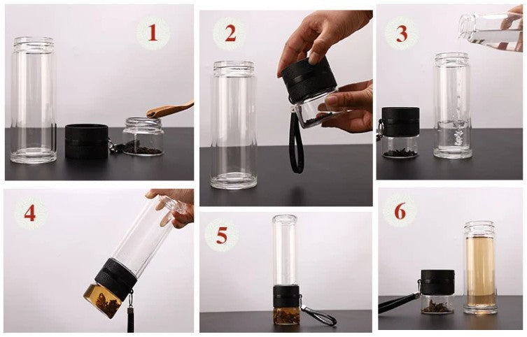 KAMILA - Tea Infuser Bottle