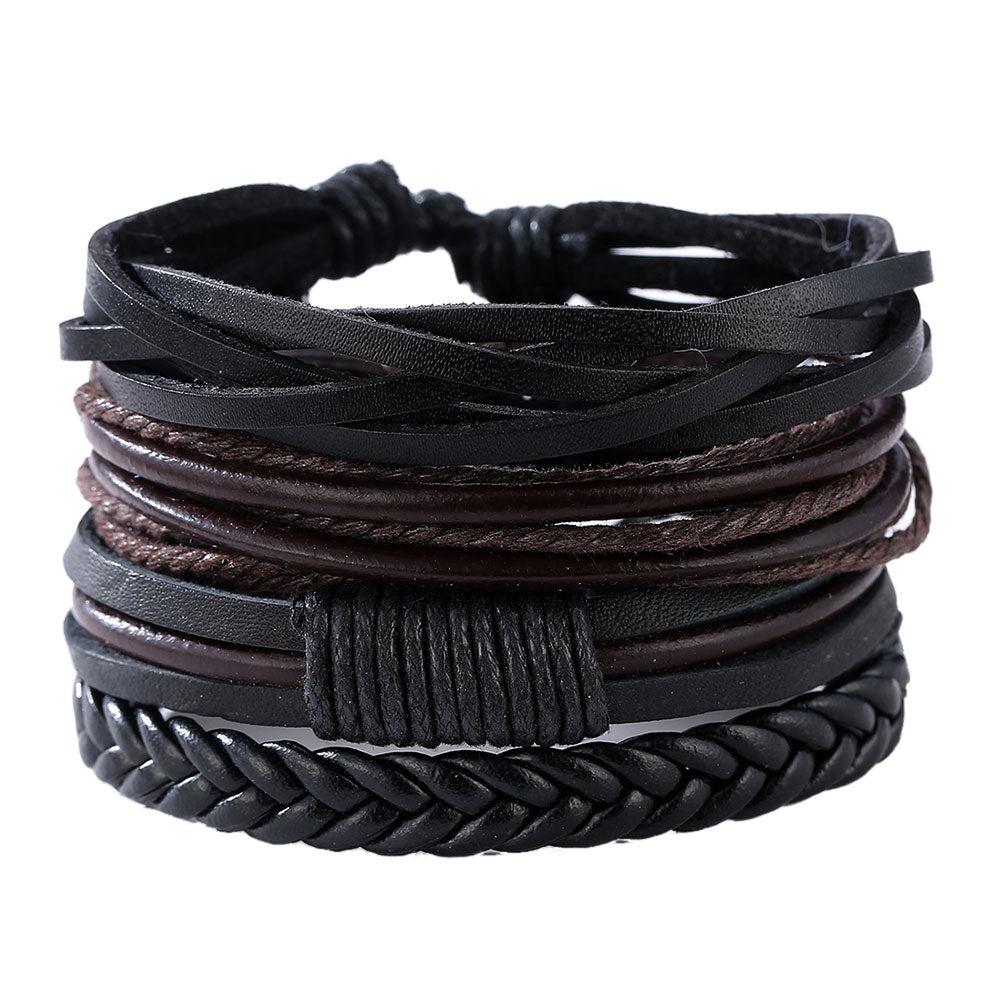 NOUR - Braided Leather Bracelet